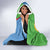 Personalised Eritrea Independence Day Hooded Blanket Shida Shoes One People One Heart