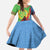 Personalised Eritrea Independence Day Kid Short Sleeve Dress Shida Shoes One People One Heart