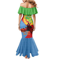 Personalised Eritrea Independence Day Mermaid Dress Shida Shoes One People One Heart