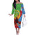 Personalised Eritrea Independence Day Off The Shoulder Long Sleeve Dress Shida Shoes One People One Heart