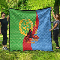 Personalised Eritrea Independence Day Quilt Shida Shoes One People One Heart
