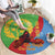Personalised Eritrea Independence Day Round Carpet Shida Shoes One People One Heart