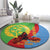Personalised Eritrea Independence Day Round Carpet Shida Shoes One People One Heart