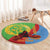 Personalised Eritrea Independence Day Round Carpet Shida Shoes One People One Heart
