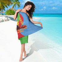 Personalised Eritrea Independence Day Sarong Shida Shoes One People One Heart
