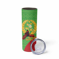 Personalised Eritrea Independence Day Skinny Tumbler Shida Shoes One People One Heart