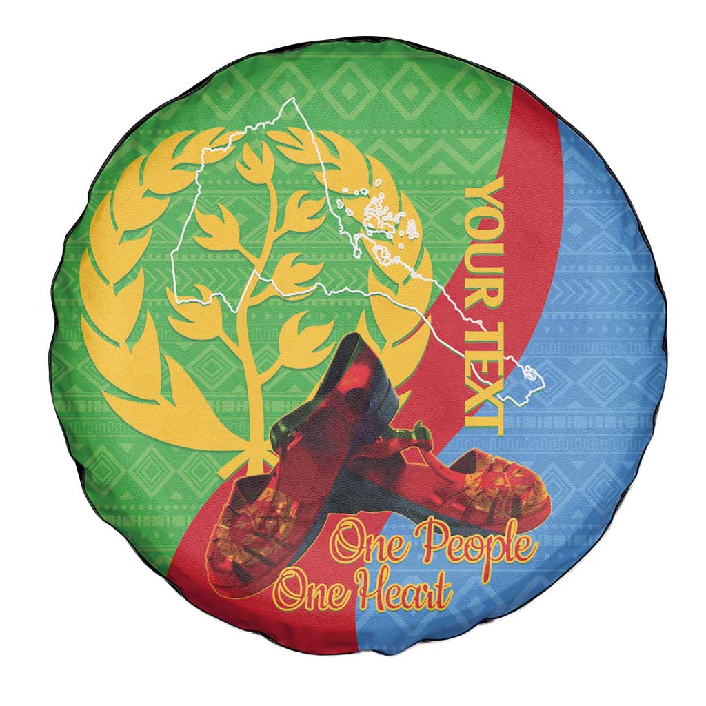 Personalised Eritrea Independence Day Spare Tire Cover Shida Shoes One People One Heart