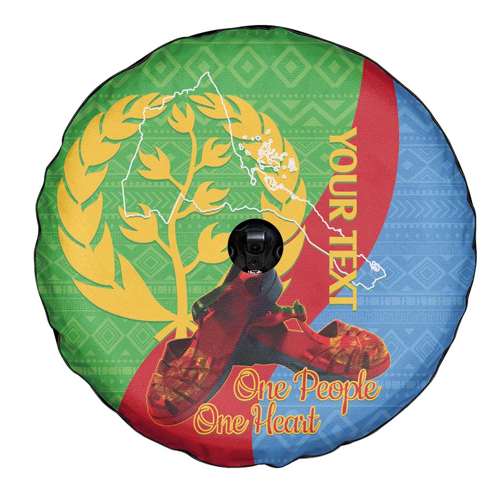 Personalised Eritrea Independence Day Spare Tire Cover Shida Shoes One People One Heart