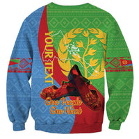 Personalised Eritrea Independence Day Sweatshirt Shida Shoes One People One Heart