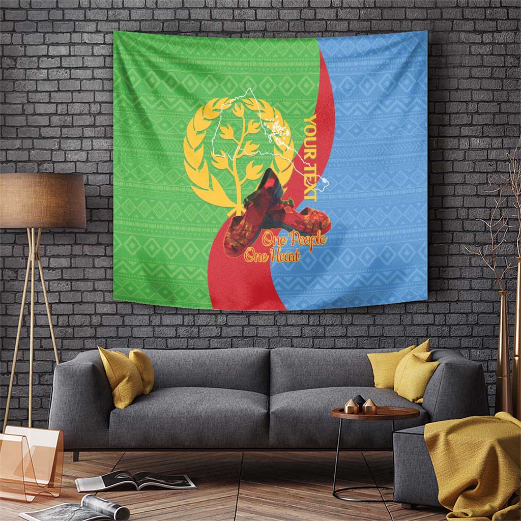 Personalised Eritrea Independence Day Tapestry Shida Shoes One People One Heart