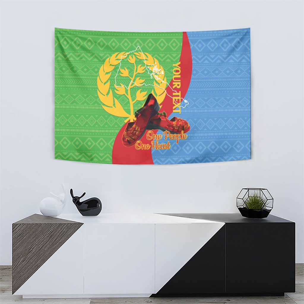 Personalised Eritrea Independence Day Tapestry Shida Shoes One People One Heart