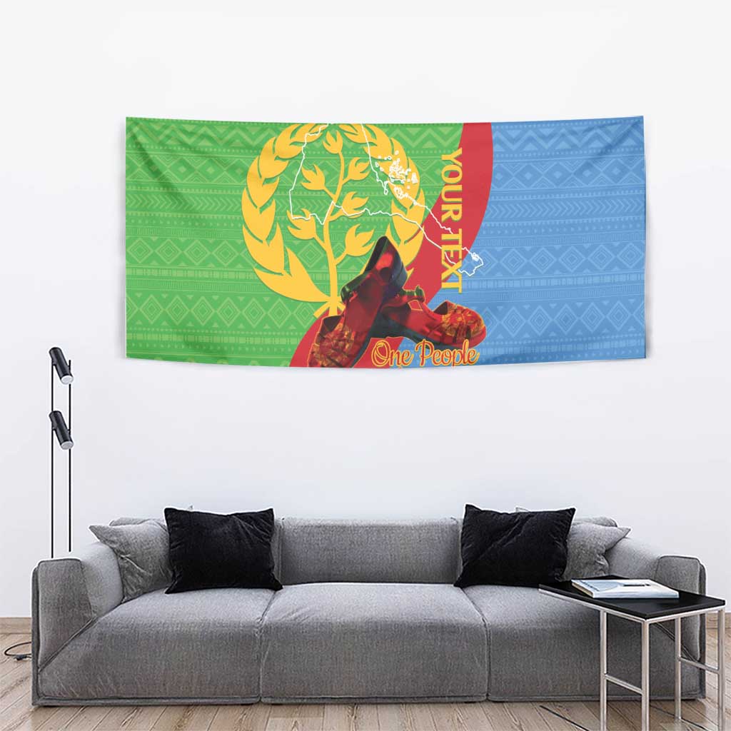 Personalised Eritrea Independence Day Tapestry Shida Shoes One People One Heart