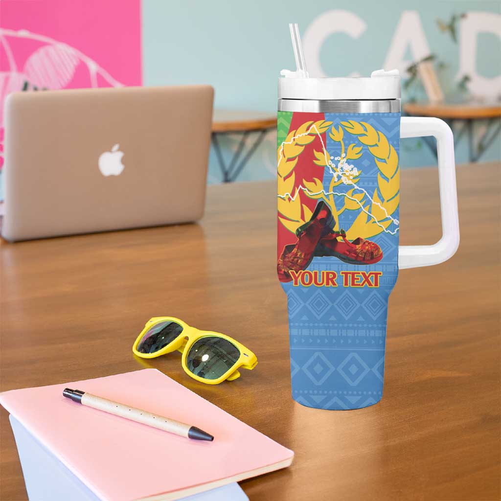 Personalised Eritrea Independence Day Tumbler With Handle Shida Shoes One People One Heart