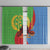 Personalised Eritrea Independence Day Window Curtain Shida Shoes One People One Heart