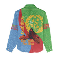 Personalised Eritrea Independence Day Women Casual Shirt Shida Shoes One People One Heart