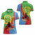 Personalised Eritrea Independence Day Women Polo Shirt Shida Shoes One People One Heart