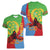 Personalised Eritrea Independence Day Women V-Neck T-Shirt Shida Shoes One People One Heart