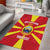 Custom North Macedonia Football Area Rug Risovi Napred Makedonija!