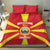 Custom North Macedonia Football Bedding Set Risovi Napred Makedonija!