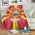 Custom North Macedonia Football Blanket Risovi Napred Makedonija!