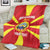 Custom North Macedonia Football Blanket Risovi Napred Makedonija!