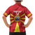 Custom North Macedonia Football Family Matching Mermaid Dress and Hawaiian Shirt Risovi Napred Makedonija!
