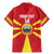 Custom North Macedonia Football Family Matching Mermaid Dress and Hawaiian Shirt Risovi Napred Makedonija!