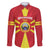Custom North Macedonia Football Family Matching Short Sleeve Bodycon Dress and Hawaiian Shirt Risovi Napred Makedonija!
