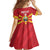 Custom North Macedonia Football Family Matching Summer Maxi Dress and Hawaiian Shirt Risovi Napred Makedonija!