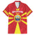 Custom North Macedonia Football Family Matching Summer Maxi Dress and Hawaiian Shirt Risovi Napred Makedonija!