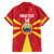 Custom North Macedonia Football Family Matching Summer Maxi Dress and Hawaiian Shirt Risovi Napred Makedonija!