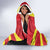Custom North Macedonia Football Hooded Blanket Risovi Napred Makedonija!