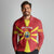 Custom North Macedonia Football Long Sleeve Polo Shirt Risovi Napred Makedonija!