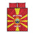 Custom North Macedonia Football Quilt Bed Set Risovi Napred Makedonija!