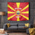 Custom North Macedonia Football Tapestry Risovi Napred Makedonija!