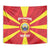 Custom North Macedonia Football Tapestry Risovi Napred Makedonija!
