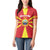 Custom North Macedonia Football Women Polo Shirt Risovi Napred Makedonija!