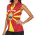 Custom North Macedonia Football Women Sleeveless Polo Shirt Risovi Napred Makedonija!