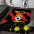 Custom North Macedonia Football Area Rug Go Champions Grunge Style