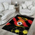 Custom North Macedonia Football Area Rug Go Champions Grunge Style