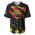 Custom North Macedonia Football Baseball Jersey Go Champions Grunge Style