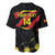 Custom North Macedonia Football Baseball Jersey Go Champions Grunge Style