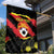Custom North Macedonia Football Garden Flag Go Champions Grunge Style