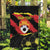 Custom North Macedonia Football Garden Flag Go Champions Grunge Style