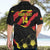 Custom North Macedonia Football Hawaiian Shirt Go Champions Grunge Style