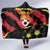 Custom North Macedonia Football Hooded Blanket Go Champions Grunge Style