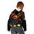 Custom North Macedonia Football Kid Hoodie Go Champions Grunge Style