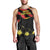 Custom North Macedonia Football Men Tank Top Go Champions Grunge Style