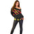 Custom North Macedonia Football Off Shoulder Sweater Go Champions Grunge Style