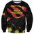 Custom North Macedonia Football Sweatshirt Go Champions Grunge Style